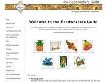 Tablet Screenshot of beadworkersguild.org.uk